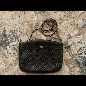 Vintage mabelle black cross body purse